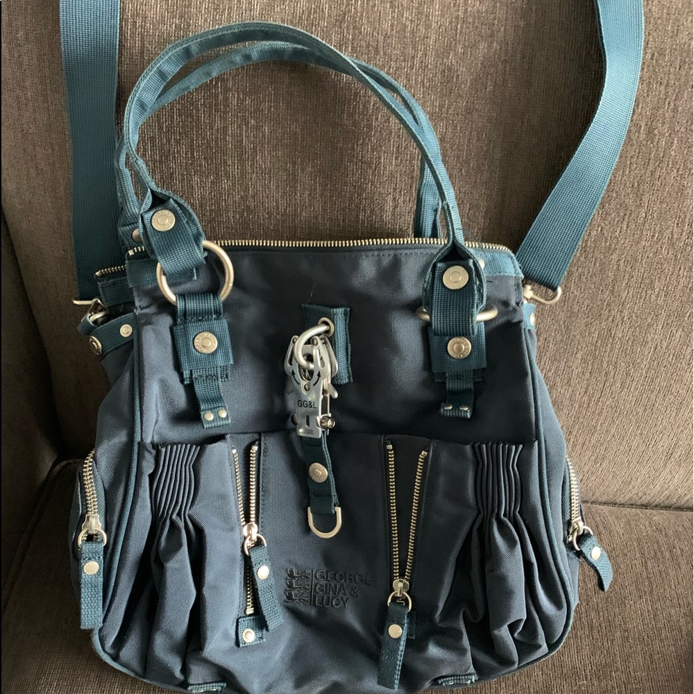 George Gina & Lucy navy bag